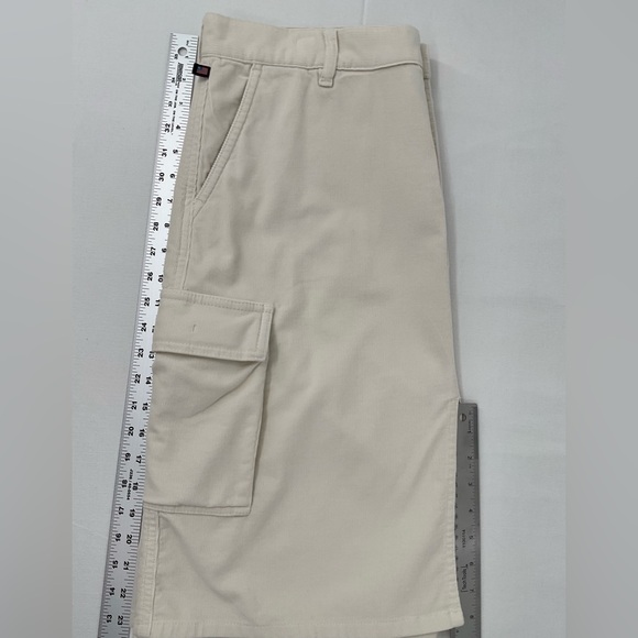 Polo Jeans Co Ralph Lauren Corduroy Cargo Skirt Women’s 12 Ivory Utility - Picture 7 of 9